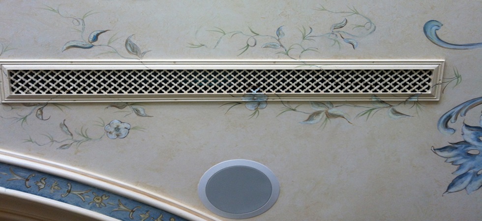Decorative register grille vent cover