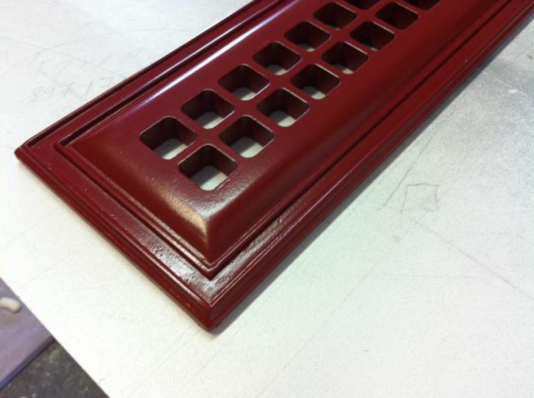 Decorative register grille vent cover